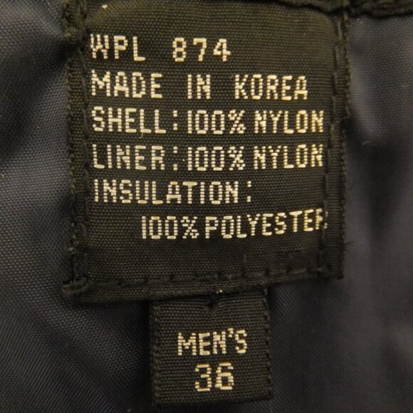 White Stag Ski Pants Mens 36 Navy Blue Nylon Adjustable Suspenders Pocket - Picture 5 of 7